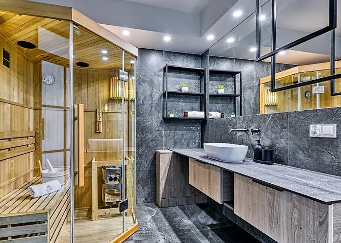 Appartement Orlik Vip - Dwupoziomowy Sniezka Skyline Z Prywatna Sauna Karpacz