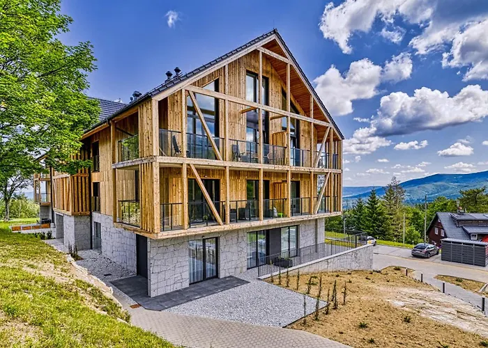 Orlik Vip - Dwupoziomowy Sniezka Skyline Z Prywatna Sauna Appartement Karpacz